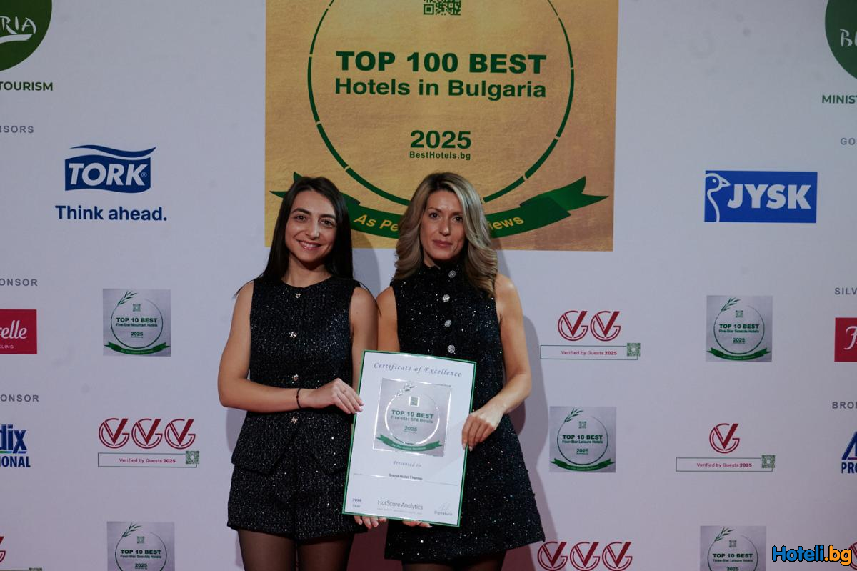 Grand Hotel Therme e в TOP 10 BEST 5-star Spa Hotels in Bulgaria 2025 !