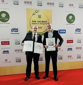 Natura All Seasons Boutique Hotel е вторият най-добър градски хотел в България 2025 !