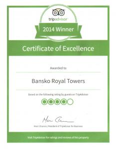 BANSKO ROYAL TOWERS Awards